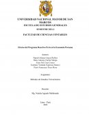 Efectos del Programa Reactiva Perú en la Economía Peruana