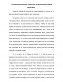 Los partidos políticos son instituciones fundamentales del sistema democrático