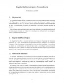 Singularidad y trasendencia