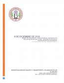 INVESTIGACIÓN DE EQUIPO Y TRANSPORTE UTILIZADOS EN UN ALMACÉN