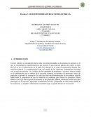 ESTEQUIOMETRIA DE REACCIONES QUIMICAS