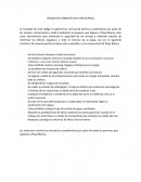 CÓDIGO DE CONDUCTA DE PLAYA BLANCA