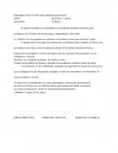 Informe inicial de sala de 3 años