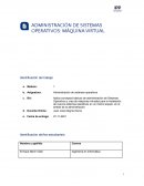 Administración de sistemas operativos: Máquina virtual