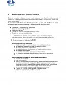 Análisis de Eficiencia Productiva en Salud