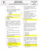 Examen departamental # 1 Asignatura de bromatologia