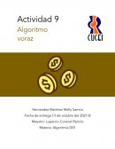 Actividad Algoritmo voraz