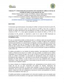 Determinación gavimetrica del contenido de sulfato en yeso.