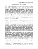 COMENTARIO LIBRO “CREAR O MORIR”