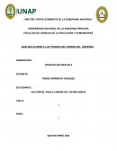 ANÁLISIS TEORÍAS DEL ORIGEN DEL UNIVERSO