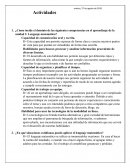 Lenguaje matematico. Actividades