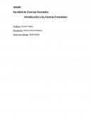 Introducción a las Ciencias Forestales