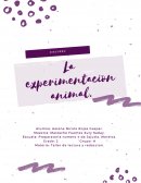 Discurso experimentacion animal