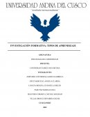 TIPOS DE APRENDIZAJE