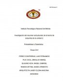 Investigación del resumen estructurado de la teoría de conjuntos de la unidad 2. Probabilidad y Estadística