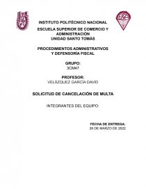 PROCEDIMIENTOS ADMINISTRATIVOS Y DEFENSORÍA FISCAL. Página 1