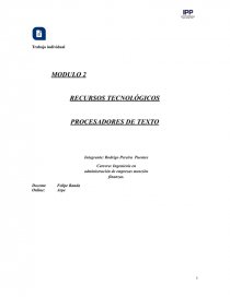 Recursos Tecnológicos. Página 1