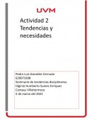 Tendencias y necesidades