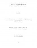 NTRODUCCION A LA LICENCIATURA EN LENGUAS EXTRANJERAS CON ENFASIS EN INGLES