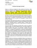 Evaluación Sociología: Karl Marx