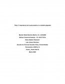 Importancia de la psicometría y la variable asignada