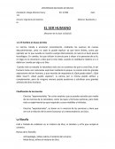 EL SER HUMANO