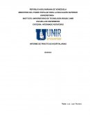 INFORME DE PRÁCTICAS HOSPITALARIAS