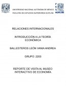 REPORTE DE VISITA AL MUSEO INTERACTIVO DE ECONOMÍA