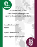 Ensayo ingeniería de requerimientos
