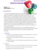 SECUENCIA DIDACTICA JUEGOS MATEMATICOS