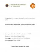 El entorno legal internacional: Jugar de acuerdo a las reglas