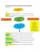 Resumen libro Administración de empresas robbins Cap 3 y 4