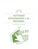 Actividad integradora. El resumen. Escuchar con los ojos a las muertas