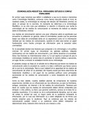 CRIMINOLOGÍA MEDIÁTICA: VERDADERO ESTUDIO O SIMPLE POPULISMO