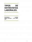 TIPOS DE ENTREVISTAS LABORALES