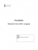 Portafolio Nivelación Cero 2022- Lenguaje