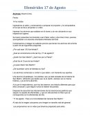 Efemérides 17 de Agosto
