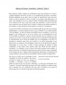 Informe de lectura. Aristóteles. “política” Libro I