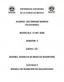 MODELOS DE REDES DE TRANSPORTE