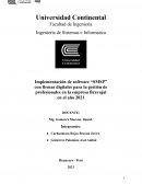 Implementación de software “SMSP” con firmas digitales para la gestión de profesionales en la empresa Bravajal en el año 2021