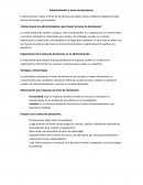 Administración y toma de decisiones