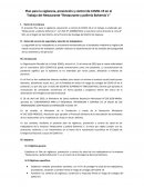 Plan para la vigilancia, prevención y control de COVID-19 en el Trabajo del Restaurante “Restaurante y pollería Bohemio´s”