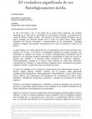 Articulo periodistico acidosis metabólica