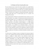 La Psicología social frente la situación política actual en el Perú