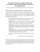 Comparación de los estadios evolutivos y el sentido de la ética