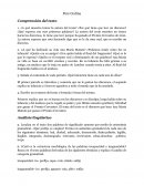 Comprensión del texto