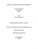 ANÁLISIS DE LA COMUNICACIÓN NO VERBAL EN CORTOMETRAJE