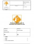 Determinación del grado de hidratación del sulfato de cobre