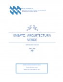 Ensayo sobre arquitectura verde