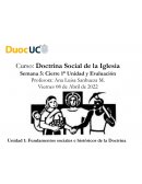 Fundamentos sociales e históricos de la Doctrina Social de la Iglesia